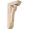 Ekena Millwork Olympic Slat Smooth Bracket w/ Offset Brace, Douglas Fir, 5 1/2"W x 14"D x 26"H BKT0604X14X26OLY06SDF - alternate 1